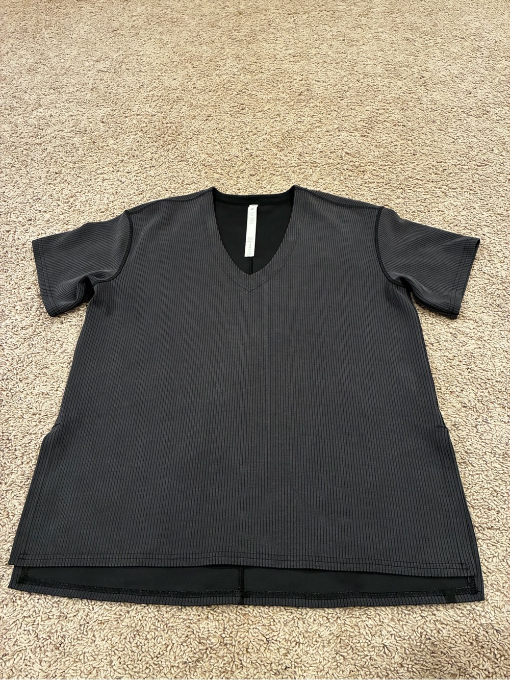 Lululemon Softstreme Ribbed
Oversized V Neck - Charcoal